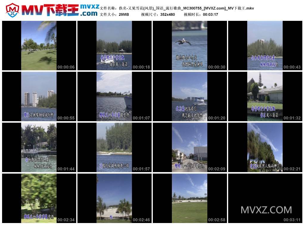 佚名-又见雪花(风景)_国语_流行歌曲_MC300755